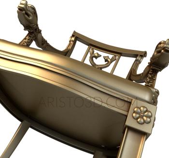 Armchairs (KRL_0034) 3D model for CNC machine